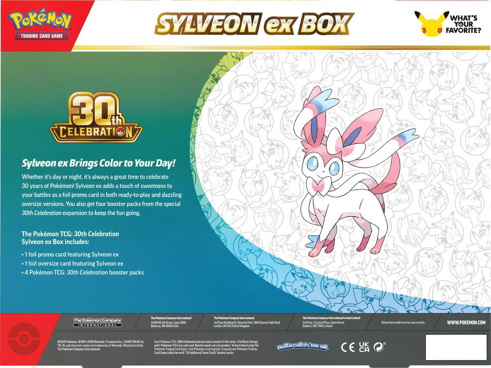 Pokémon TCG: 30th Celebration ex Box