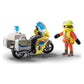 City Life Rescue Motorcycle with Flashing Light