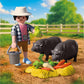 Country: Farmer with Potbellied Pig
