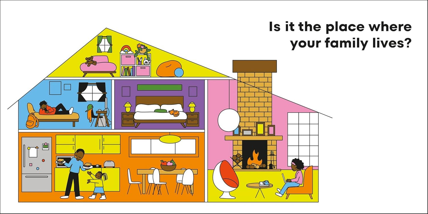 A Little Book About Home - Board Book