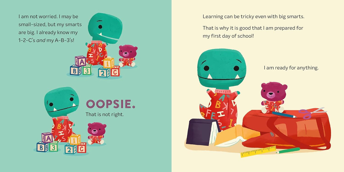 Tiny T.Rex and the First Day Oopsies - Hardcover Picture Book