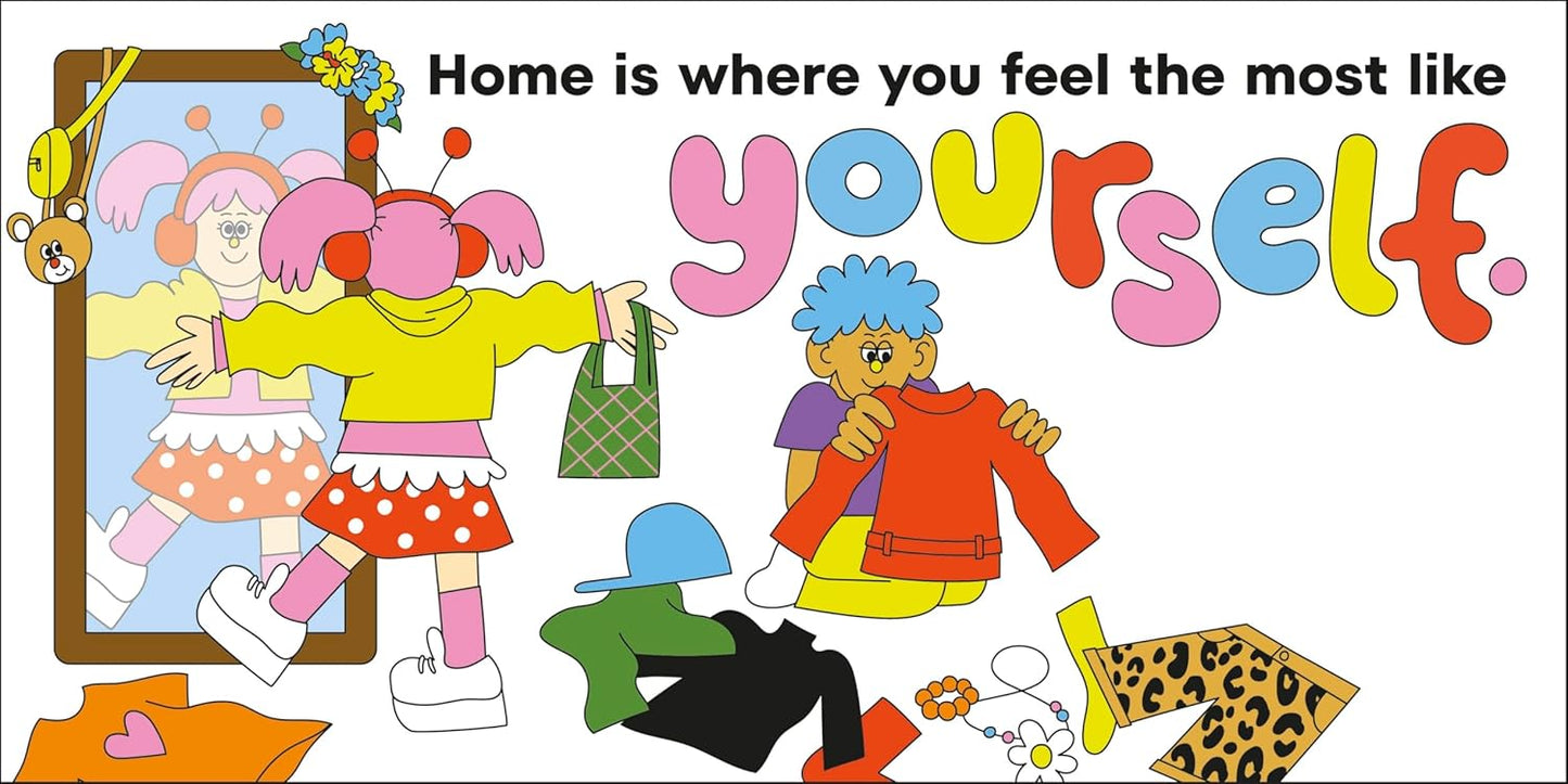 A Little Book About Home - Board Book