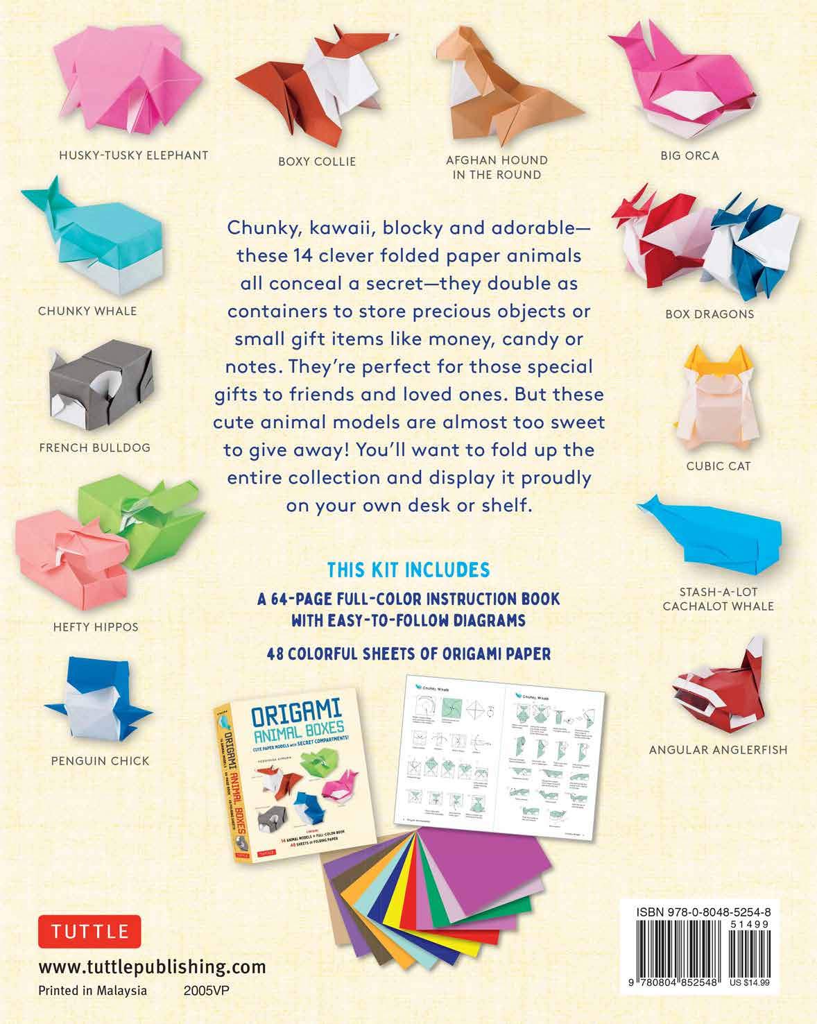 Origami Animal Boxes - Activity Kit