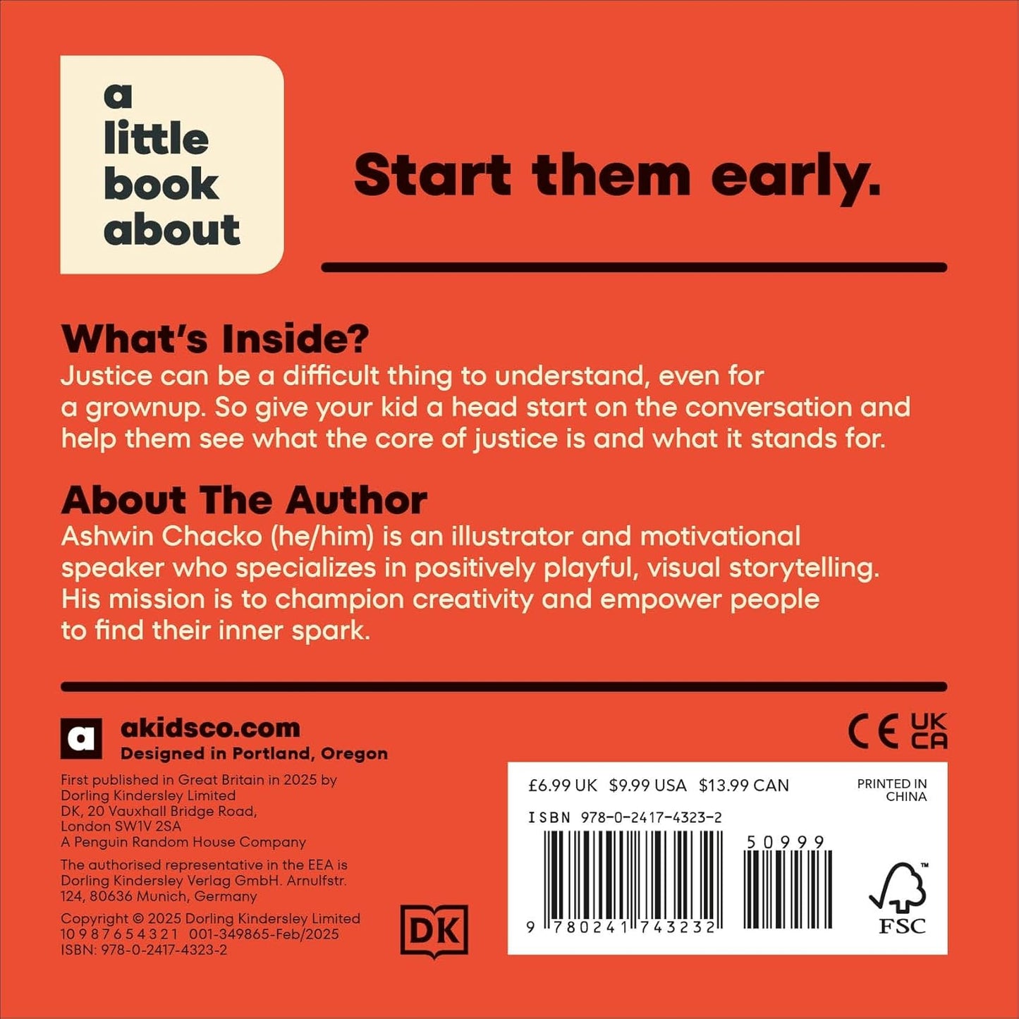 A Little Book About Justice - Board Book