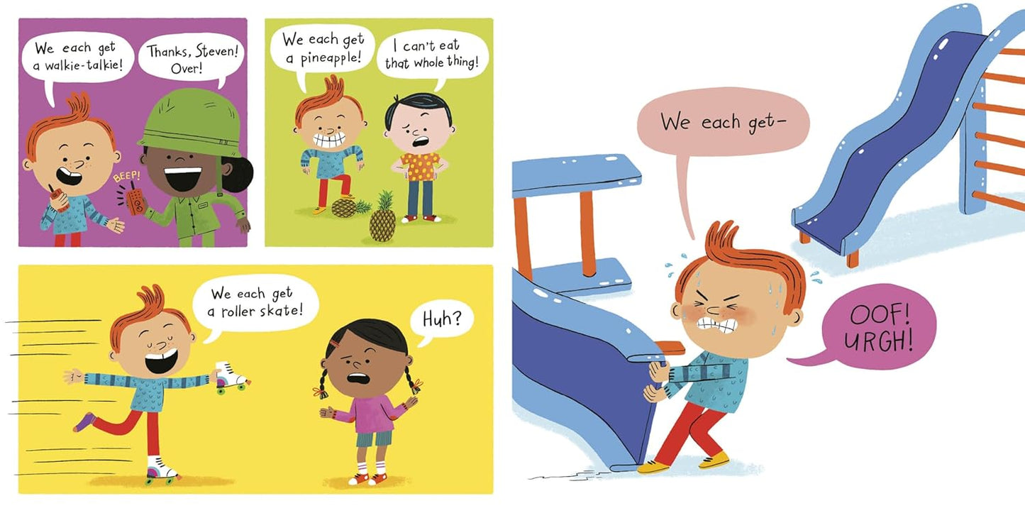 Even Steven: A Book About Sharing - Hardcover Picture Book