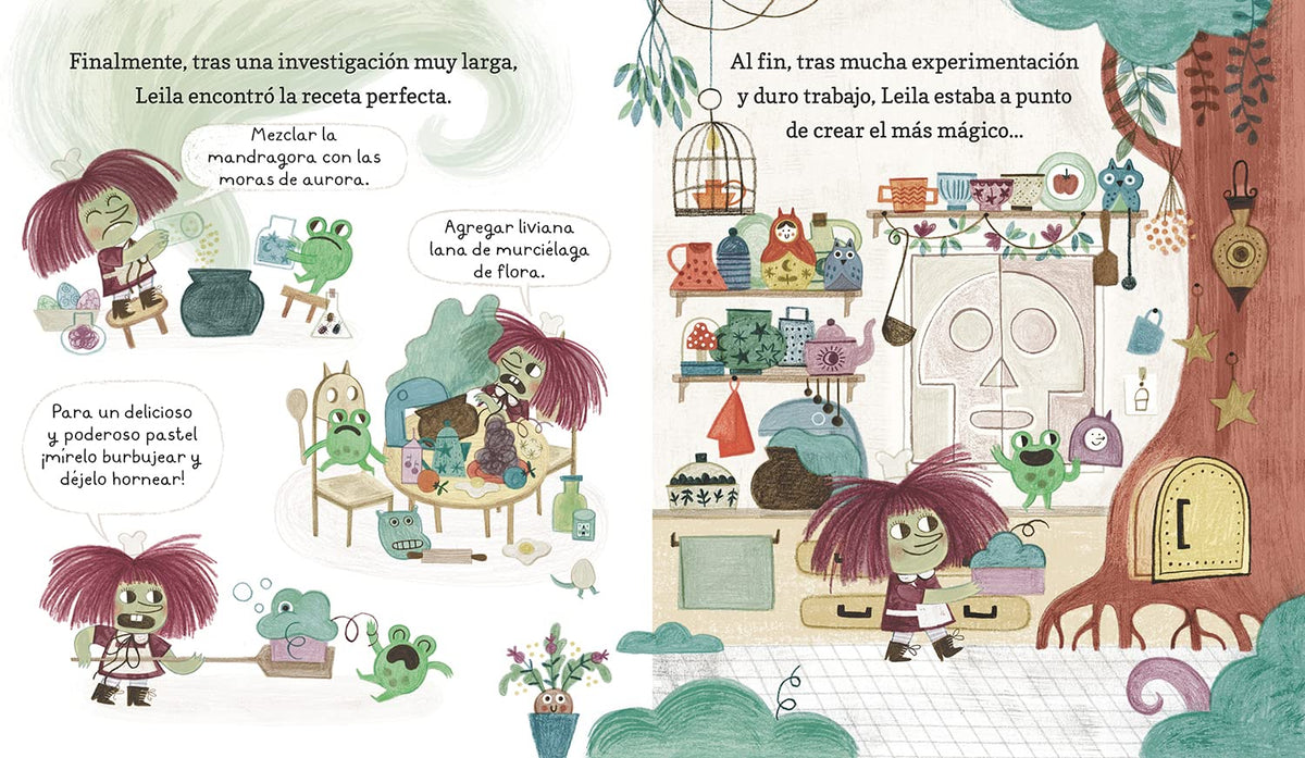 Leila, la Brujita Perfecta: Spanish Hardcover Picture Book