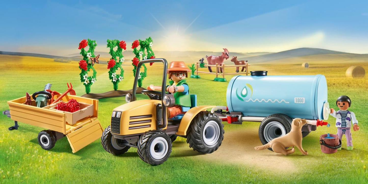 Country: Tractor with Trailer & Water Tank