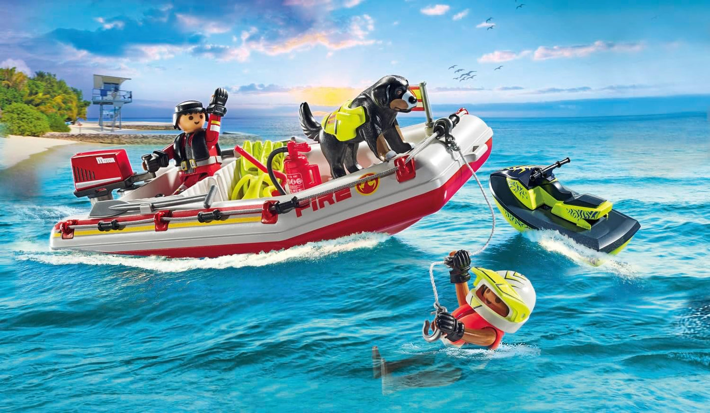Action Heroes: Fireboat with Aqua Scooter