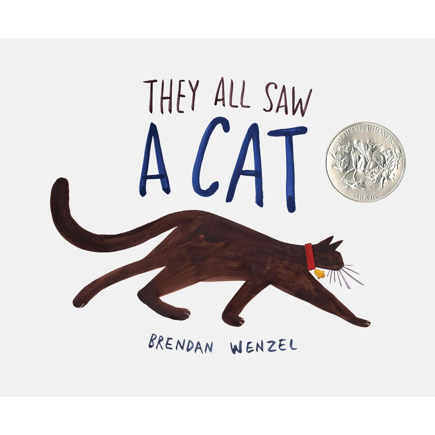 They All Saw a Cat - Hardcover Picture Book