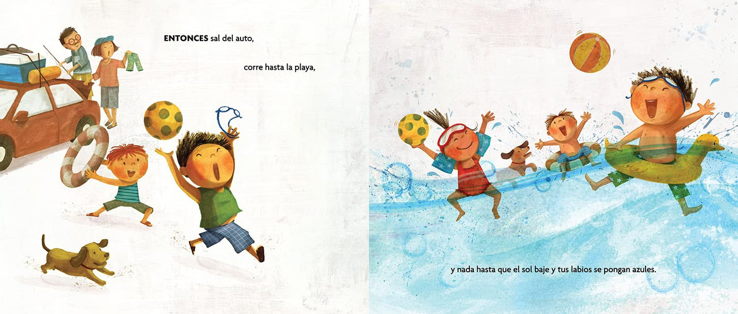 Entonces ilega el verano - Spanish Paperback Picture Book