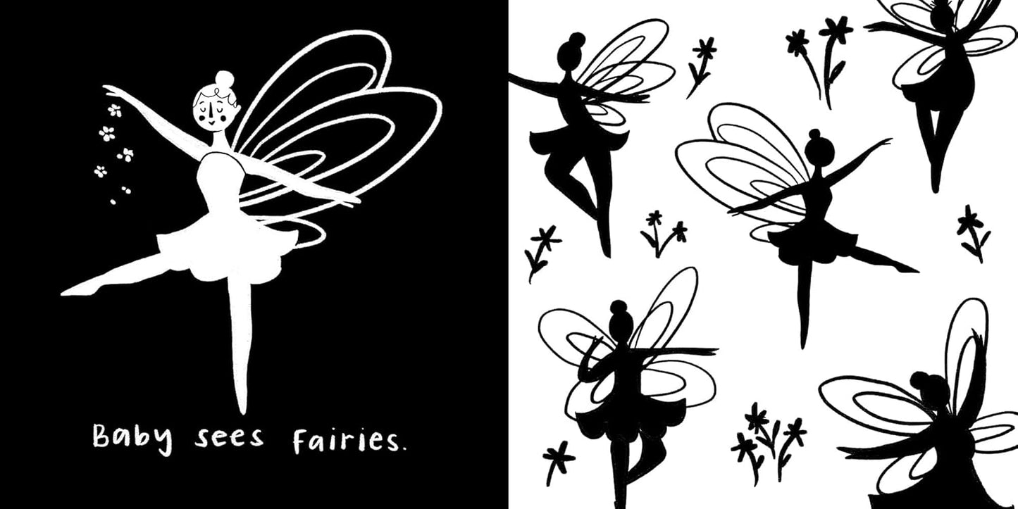 Baby Sees Fairy Tale Creatures - A High Contrast Board Book for Babies