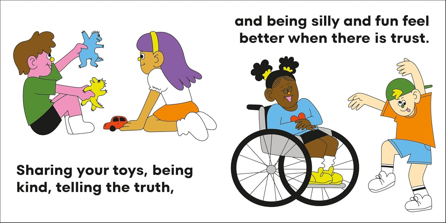 A Little Book About Trust - Board Book