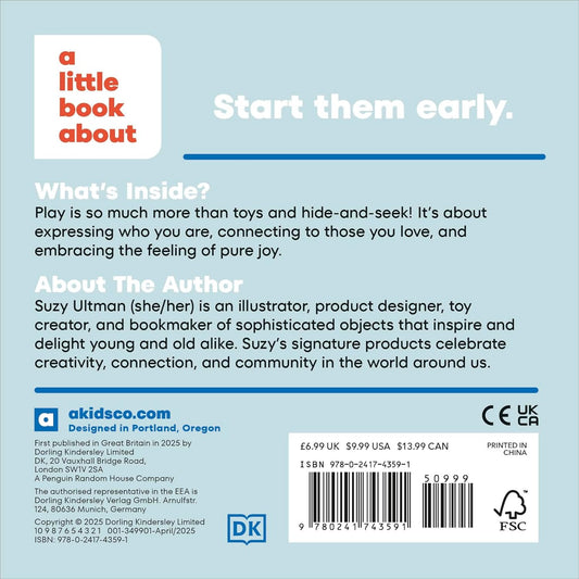 A Little Book About Play - Board Book