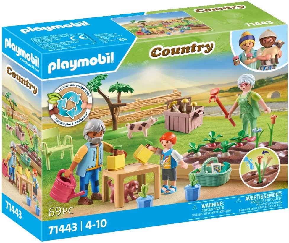 Country: Vegetable Garden with Grandparents