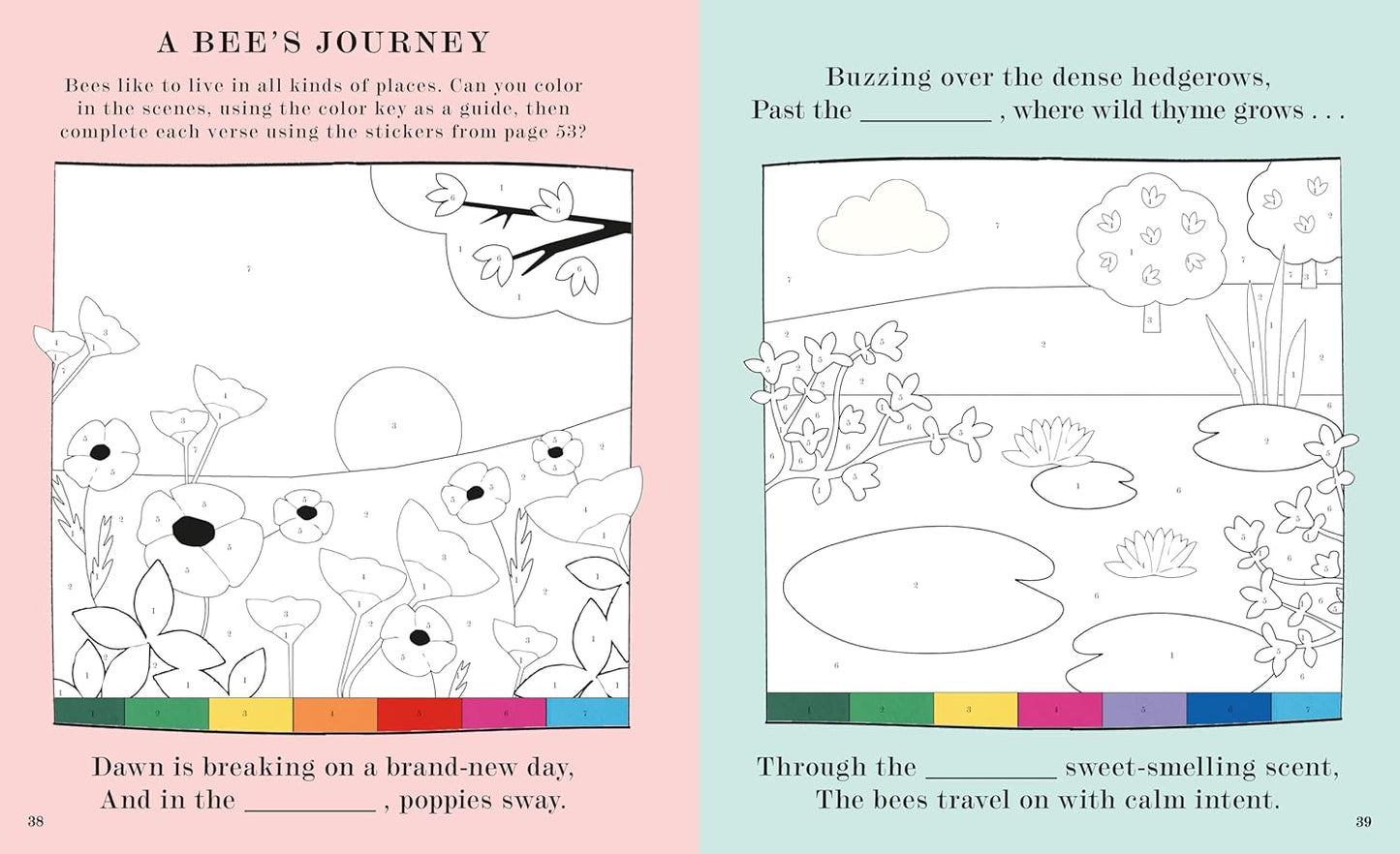 Bee: A Peek-Through Activity Book