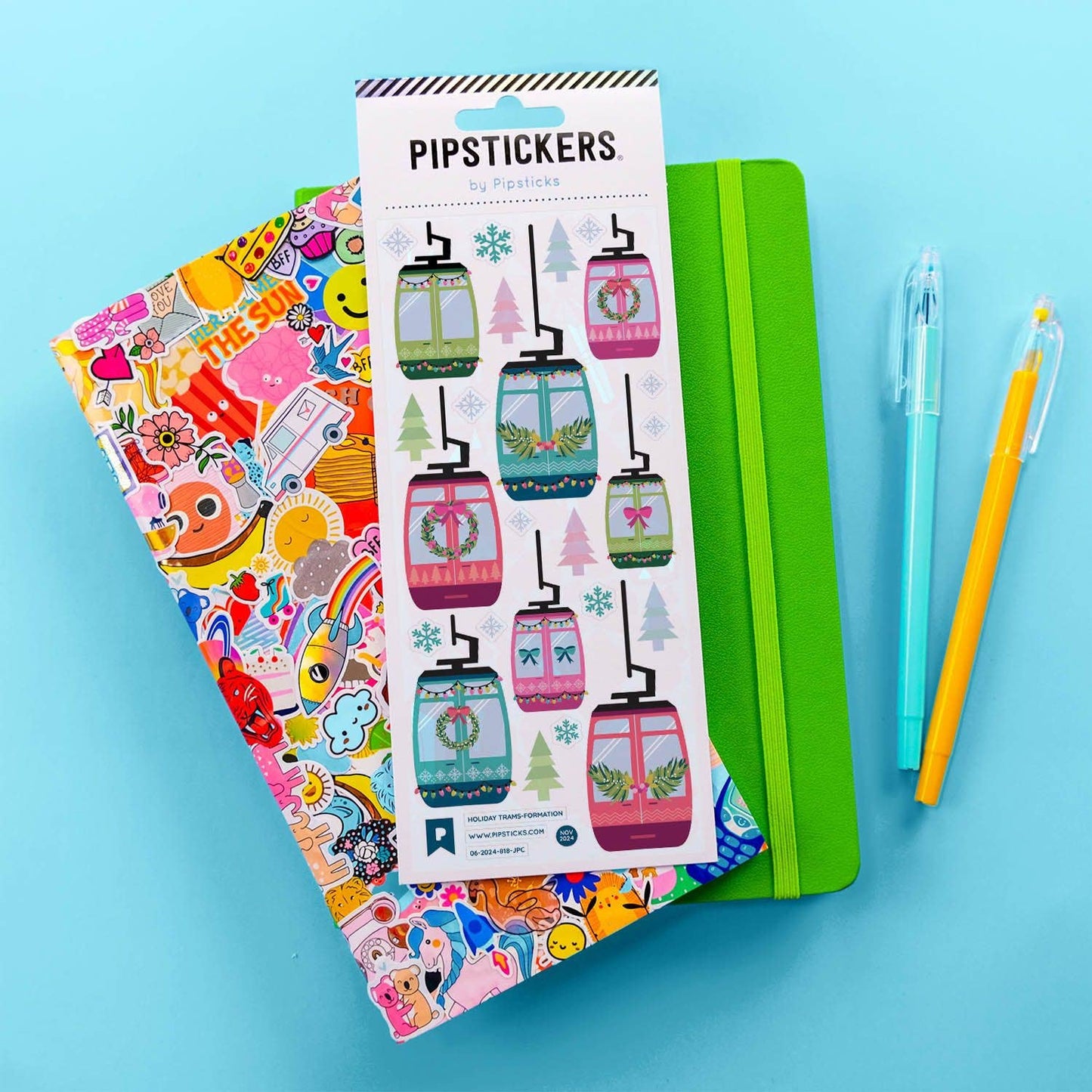 Holiday Trams-formation Stickers