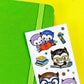 Night Readers Stickers