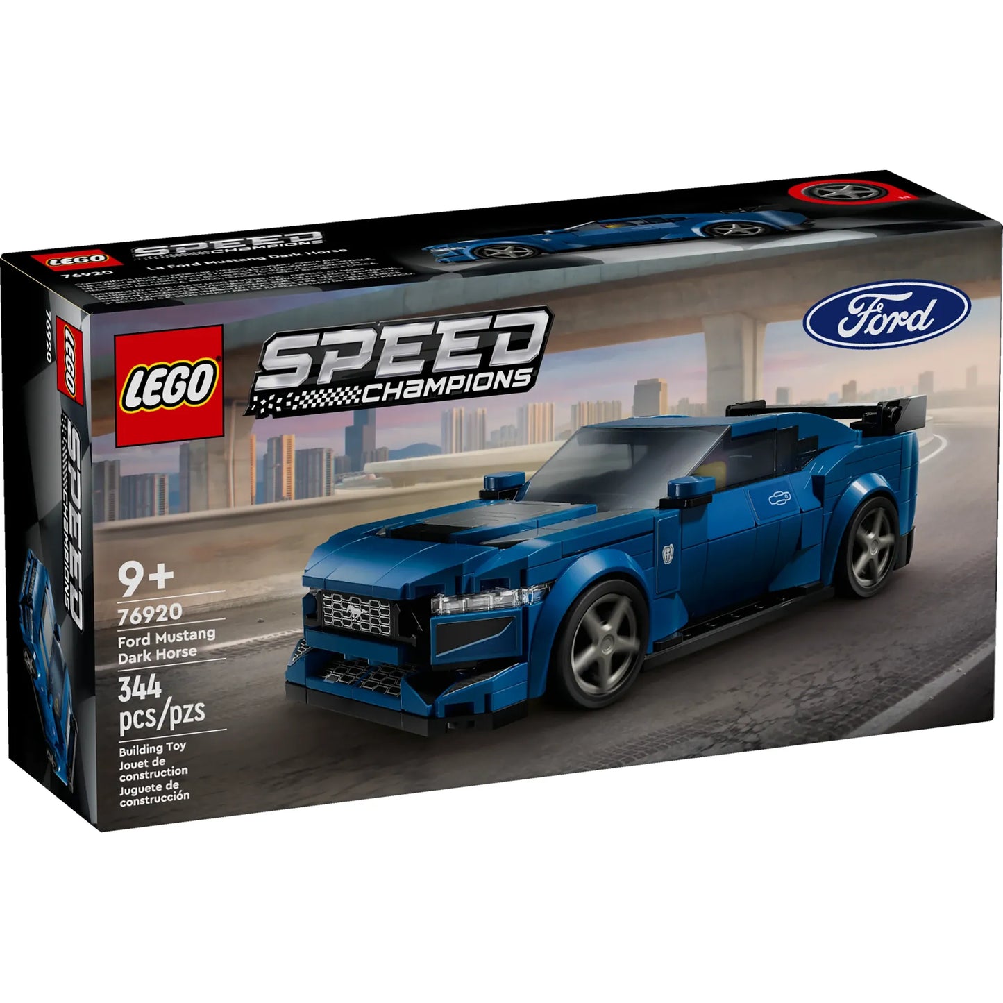 Speed Champions: Ford Mustang Dark Horse Sports Car Building Set