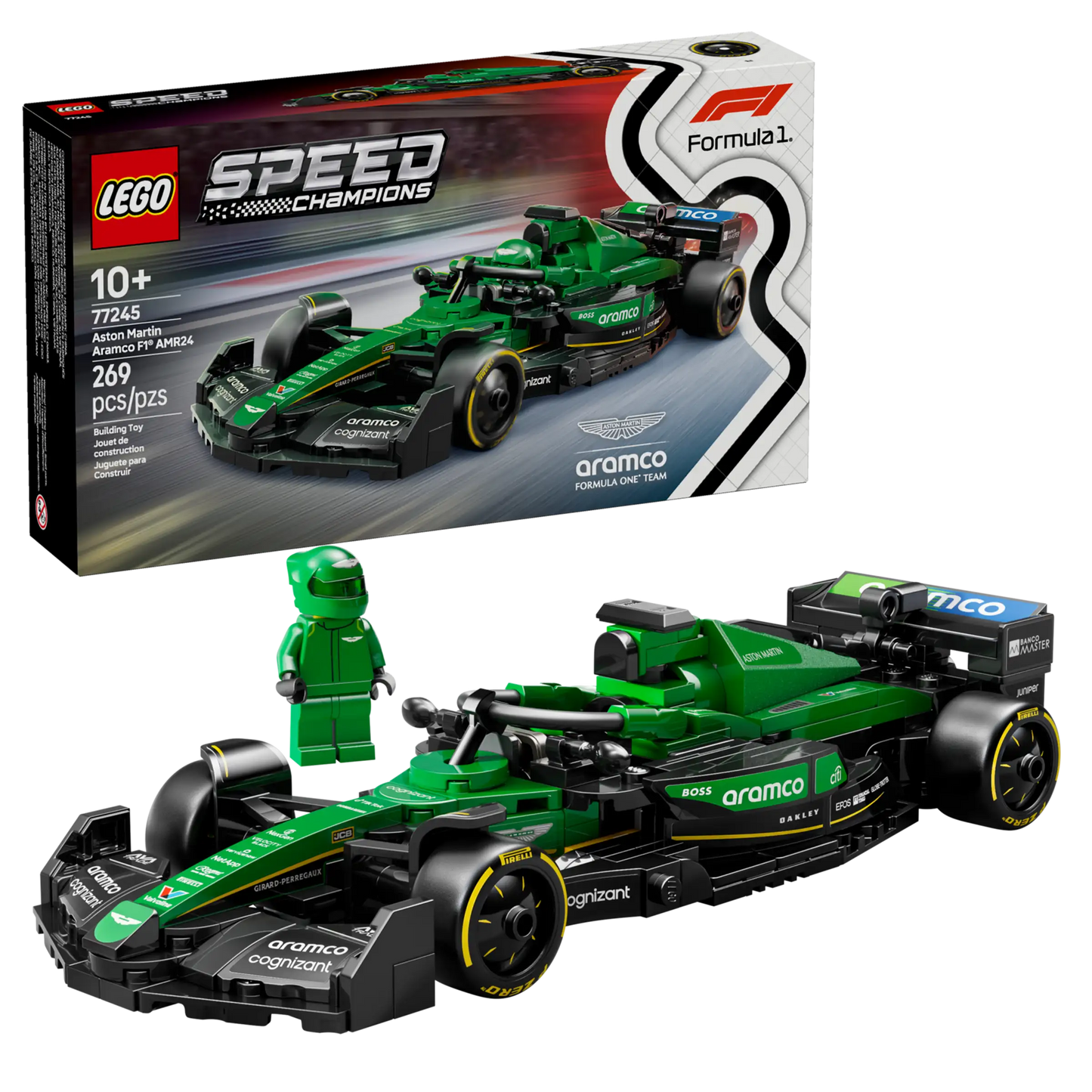Speed Champions: Aston Martin Aramco F1® AMR24 Race Car Building Set