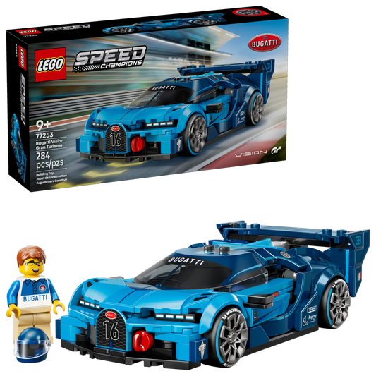 Speed Champions: Bugatti Vision GT Hyper Sports Car Building Set