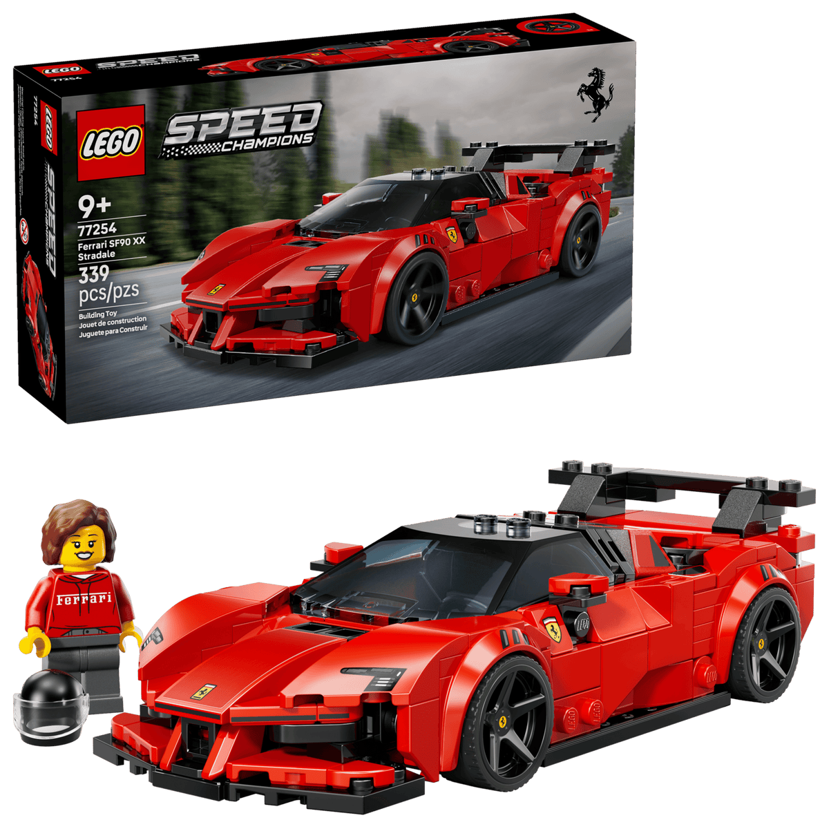 Speed Champions: Ferrari SF90 XX Stradale Sports Car CS Building Set
