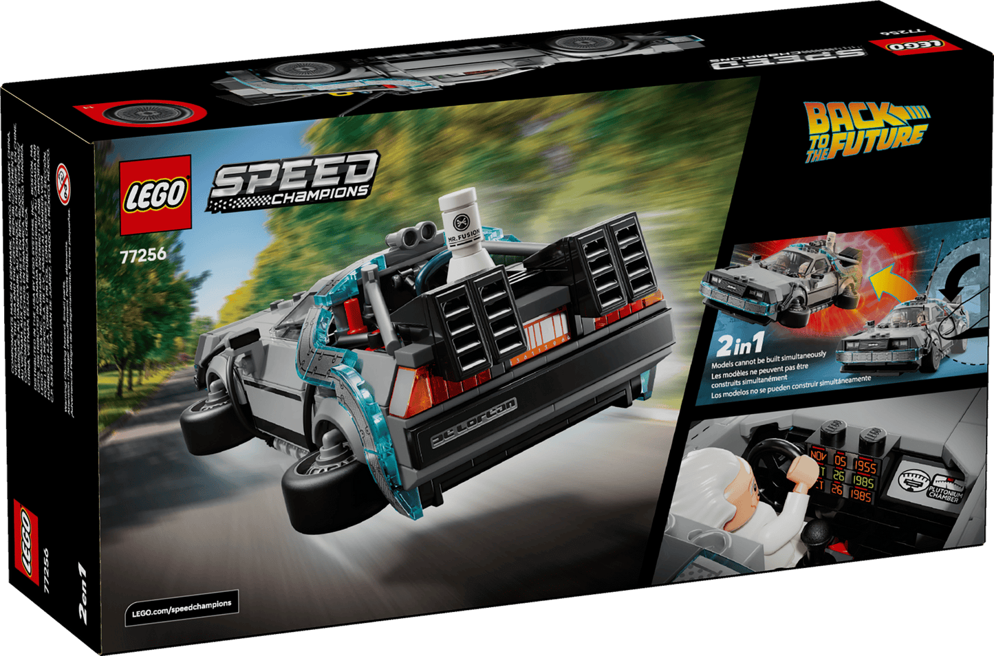 Speed Champions: Time Machine from Back to the Future Building Set