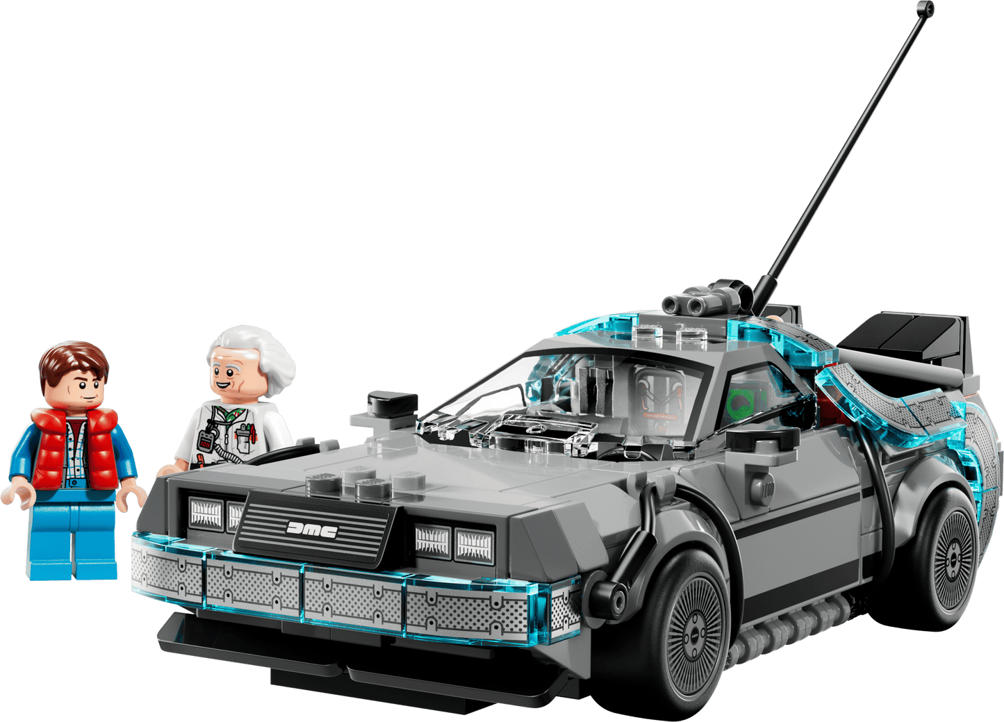 Speed Champions: Time Machine from Back to the Future Building Set