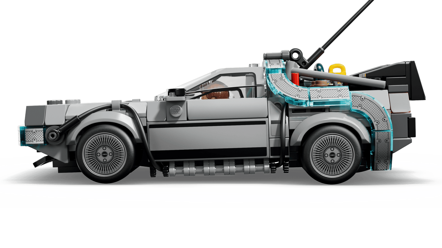 Speed Champions: Time Machine from Back to the Future Building Set