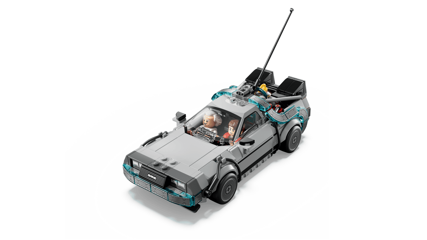 Speed Champions: Time Machine from Back to the Future Building Set