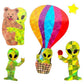 Prism We Come in Peace Alien Stickers