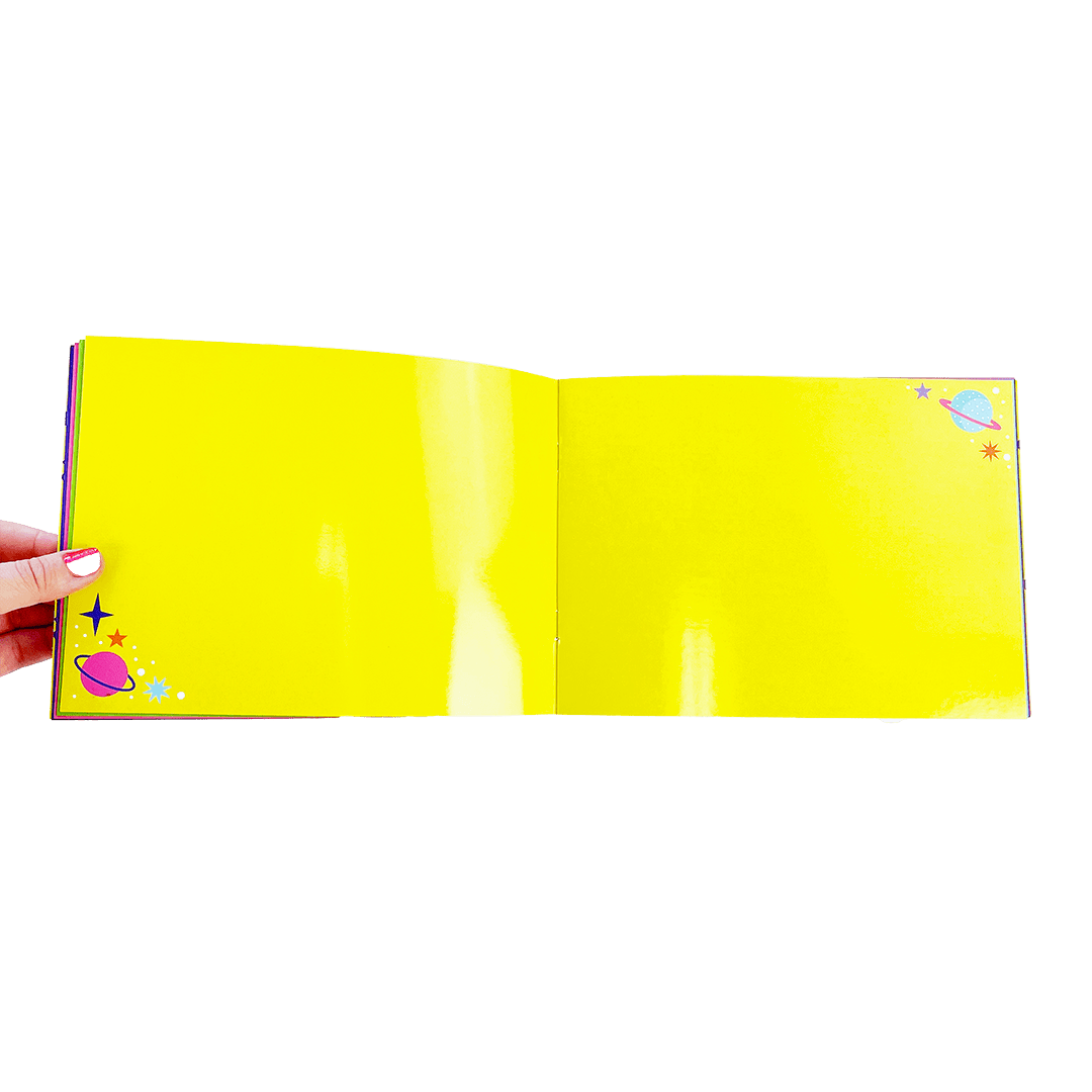 Colorful Cosmos Sticker Collector Book