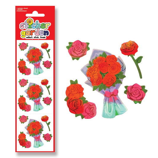 Jewel Roses Valentine Sticker Sheet