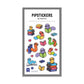 Booked & Burrowed Glitter Puffy Stickers