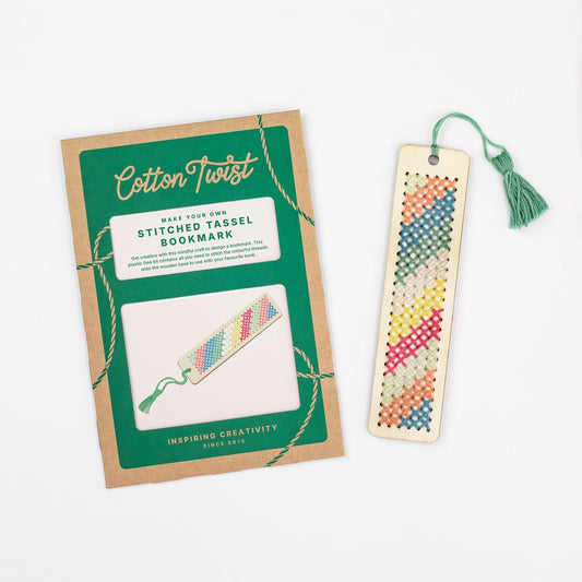 Make Your Own Stitched Tassel Bookmark Craft Kit