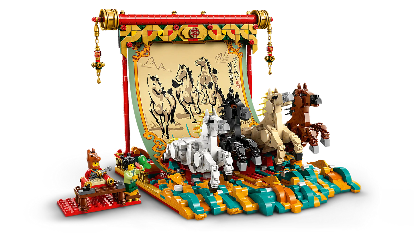 Galloping Horses Canvas Building Kit