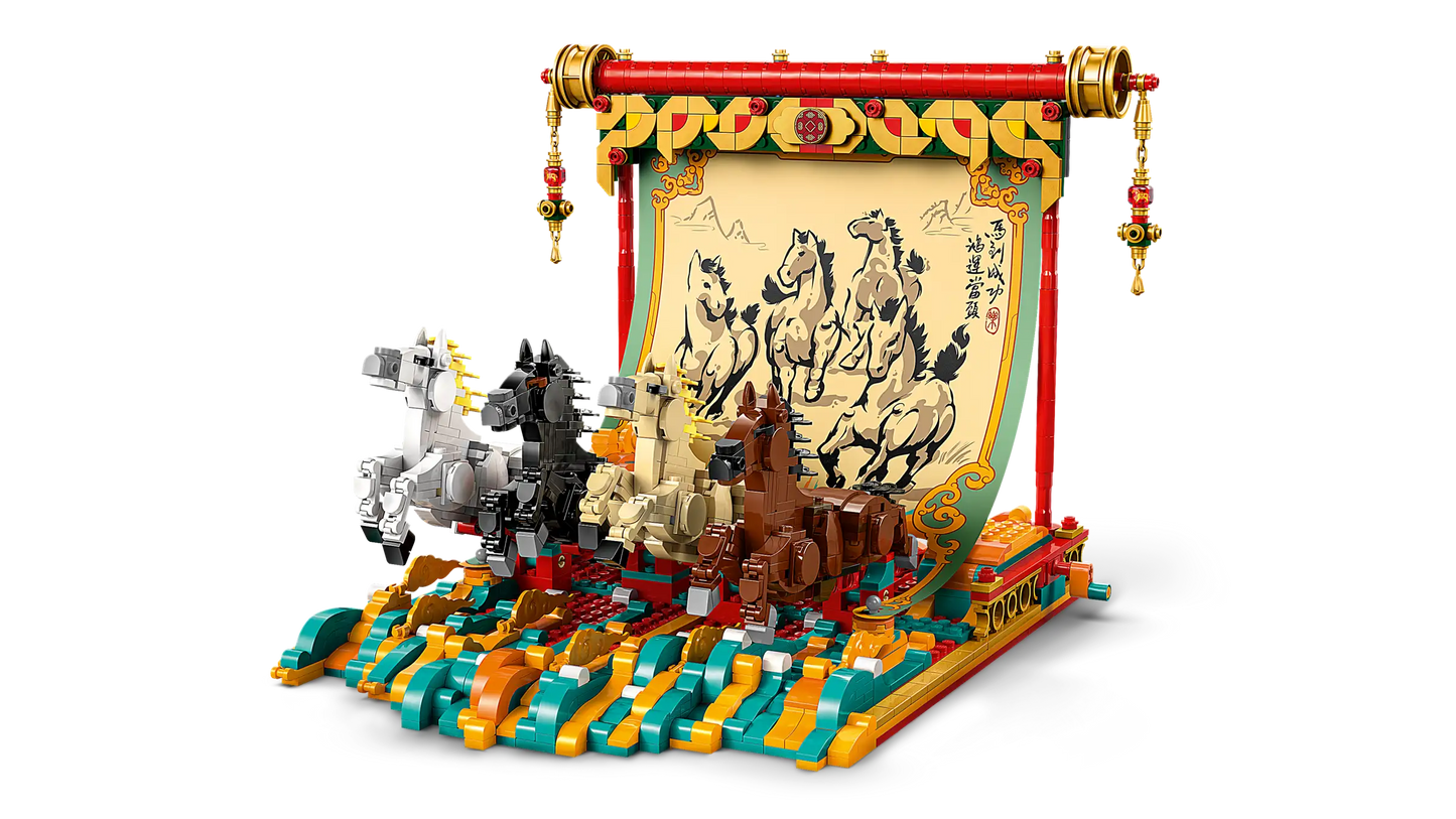 Galloping Horses Canvas Building Kit