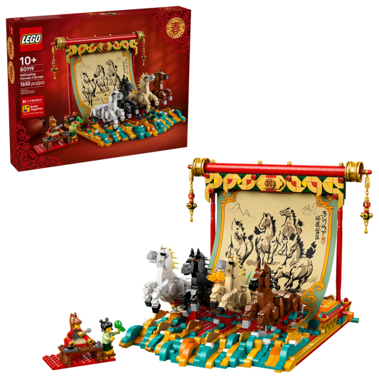 Galloping Horses Canvas Building Kit