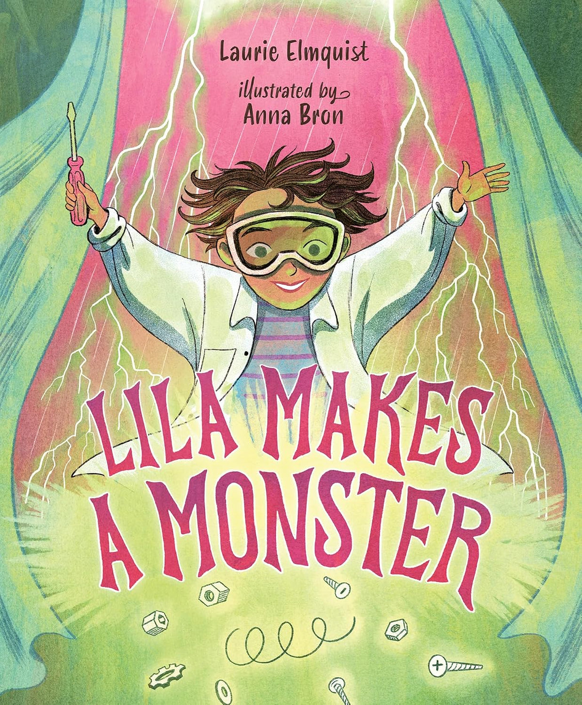 Lila Makes a Monster - Hardcover Picture Book