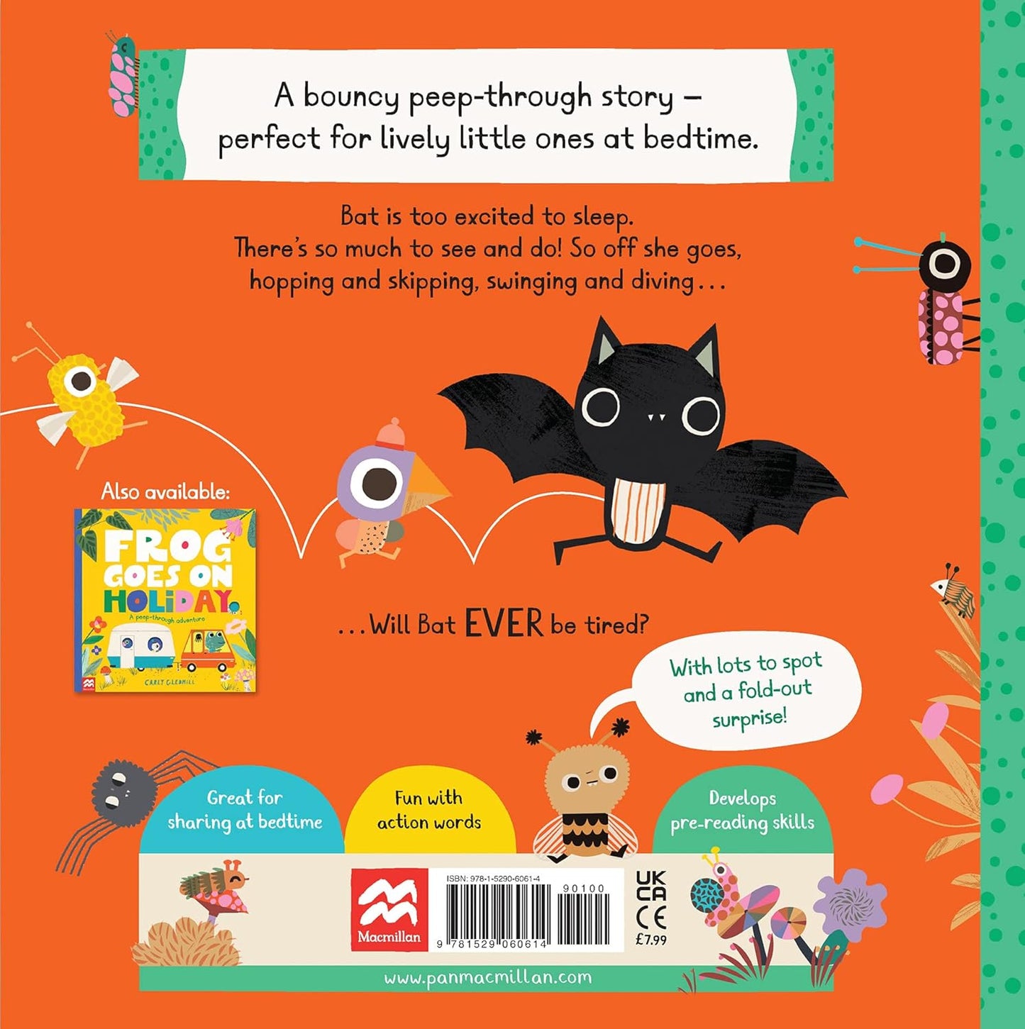 Bat Can't Sleep - Paperback Picture Book