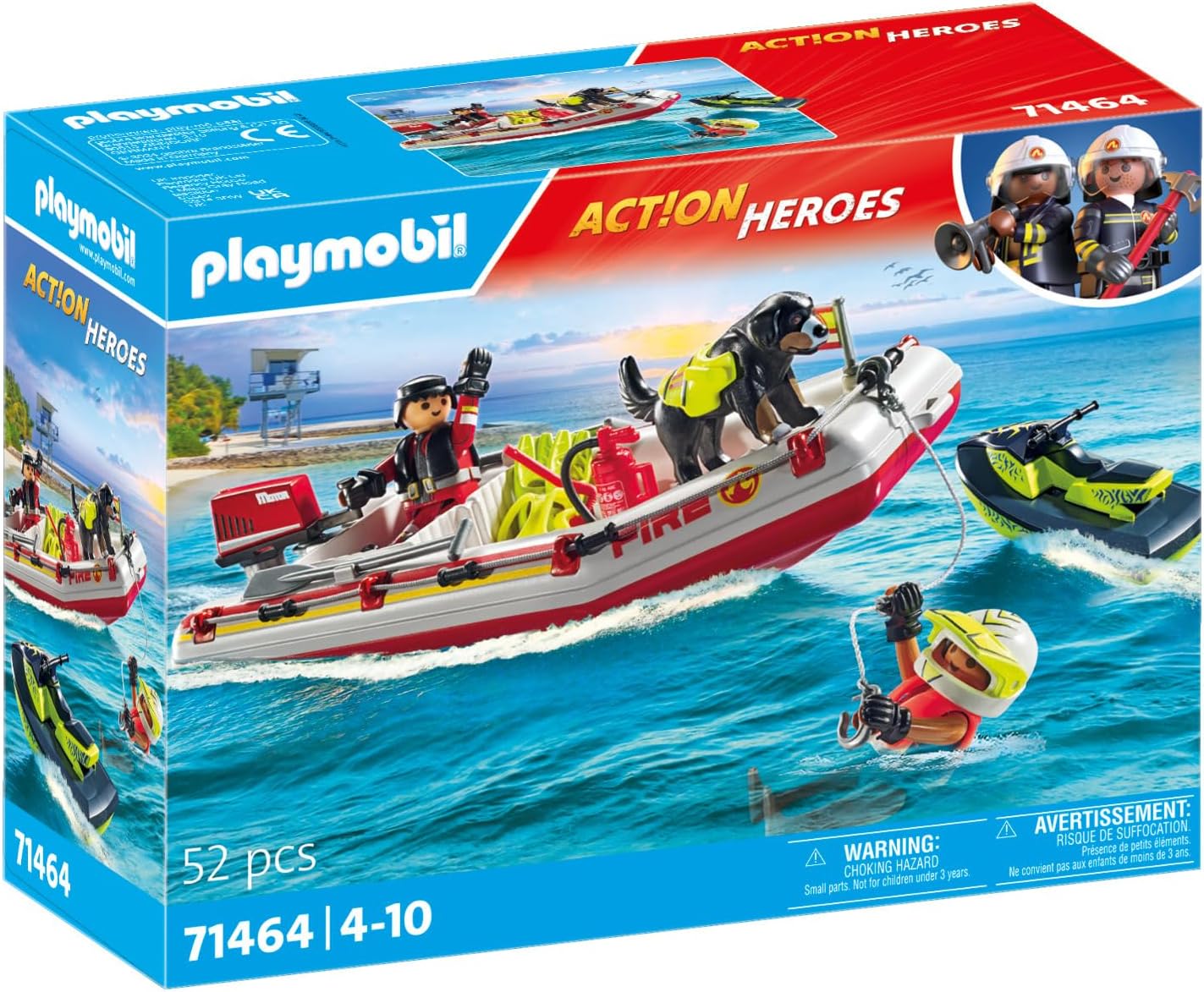 Action Heroes: Fireboat with Aqua Scooter