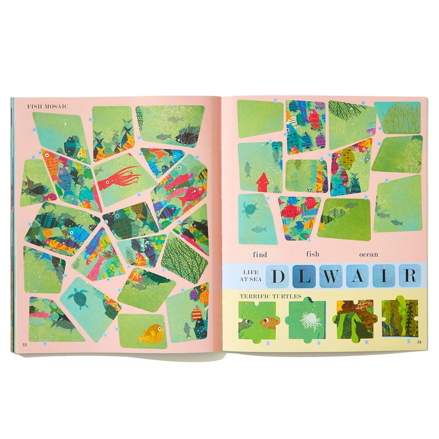 Ocean: A Peek-Through Activity Book