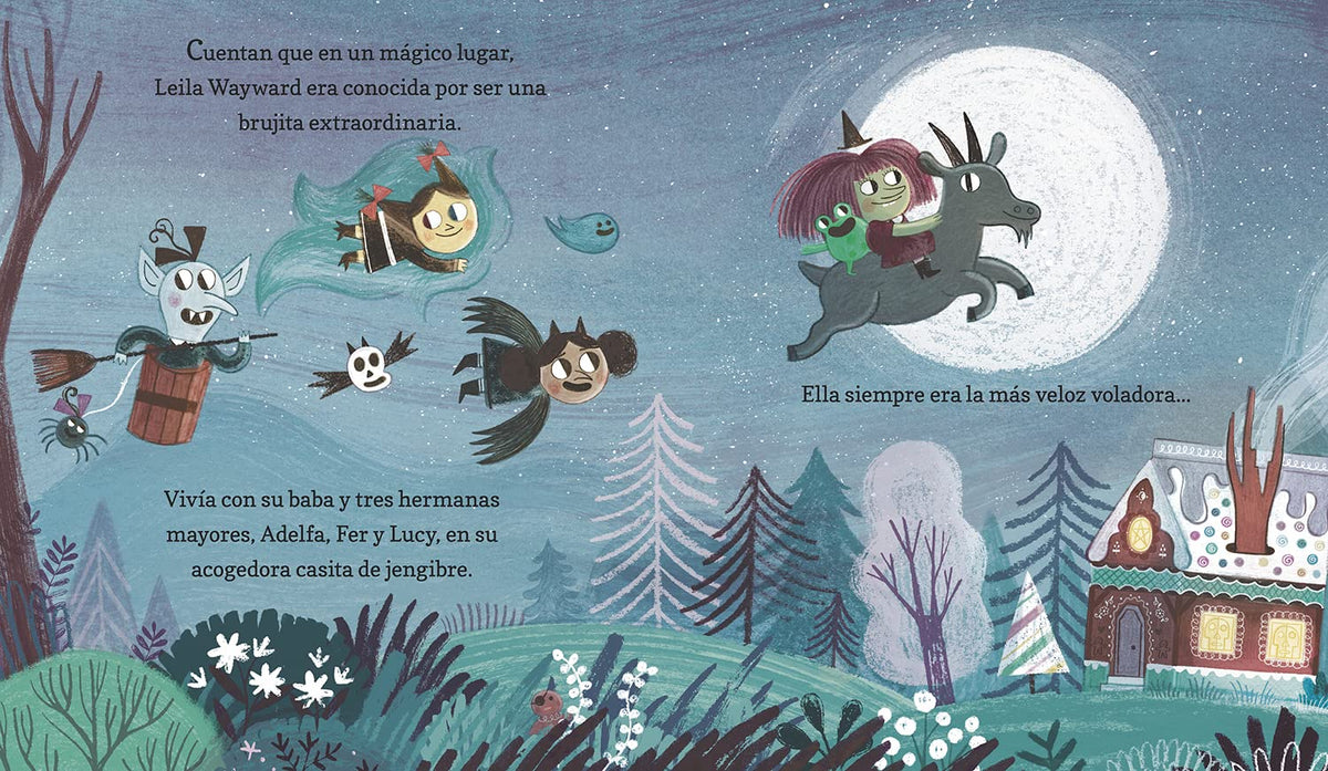 Leila, la Brujita Perfecta: Spanish Hardcover Picture Book