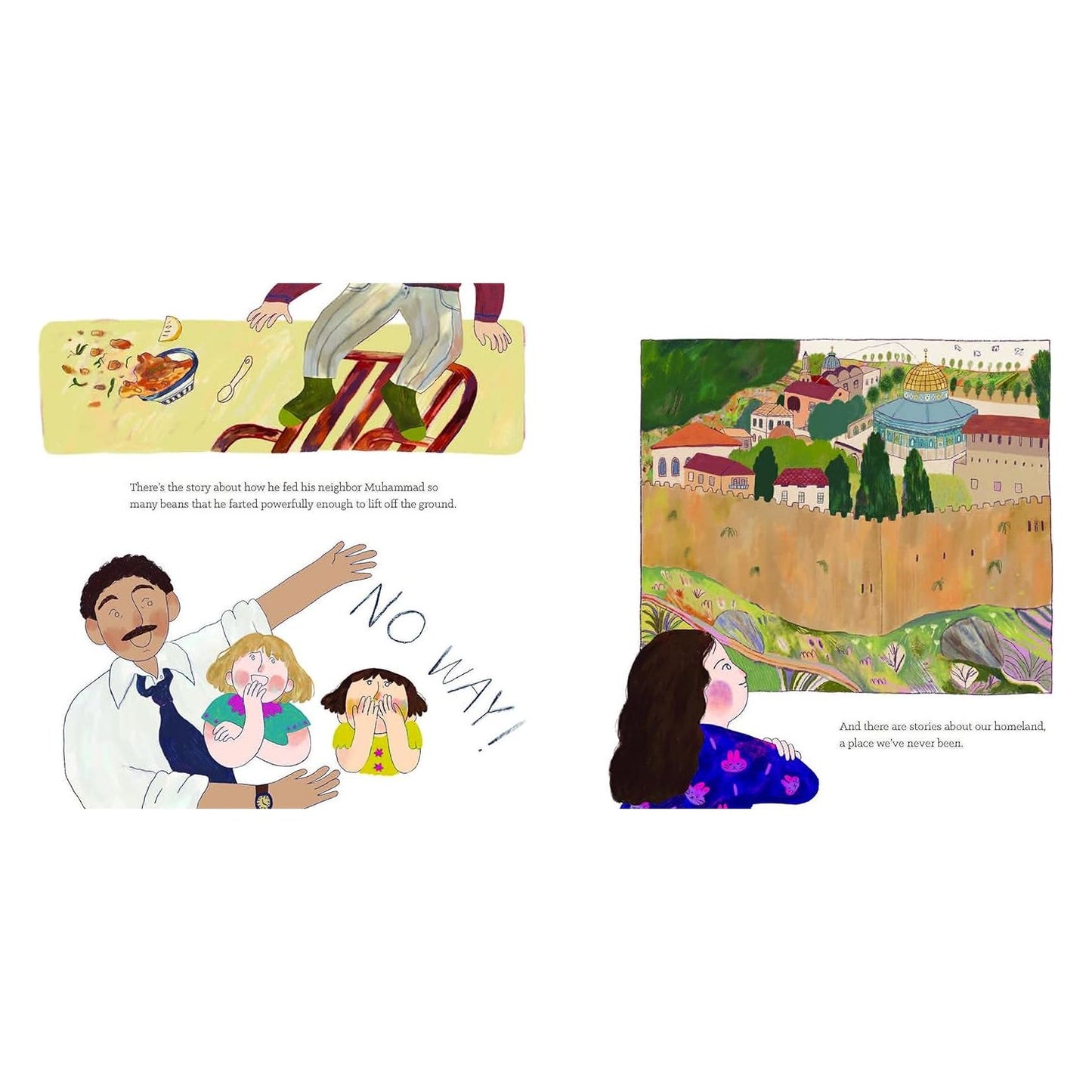 Homeland: My Father Dreams of Palestine - Hardcover Picture Book