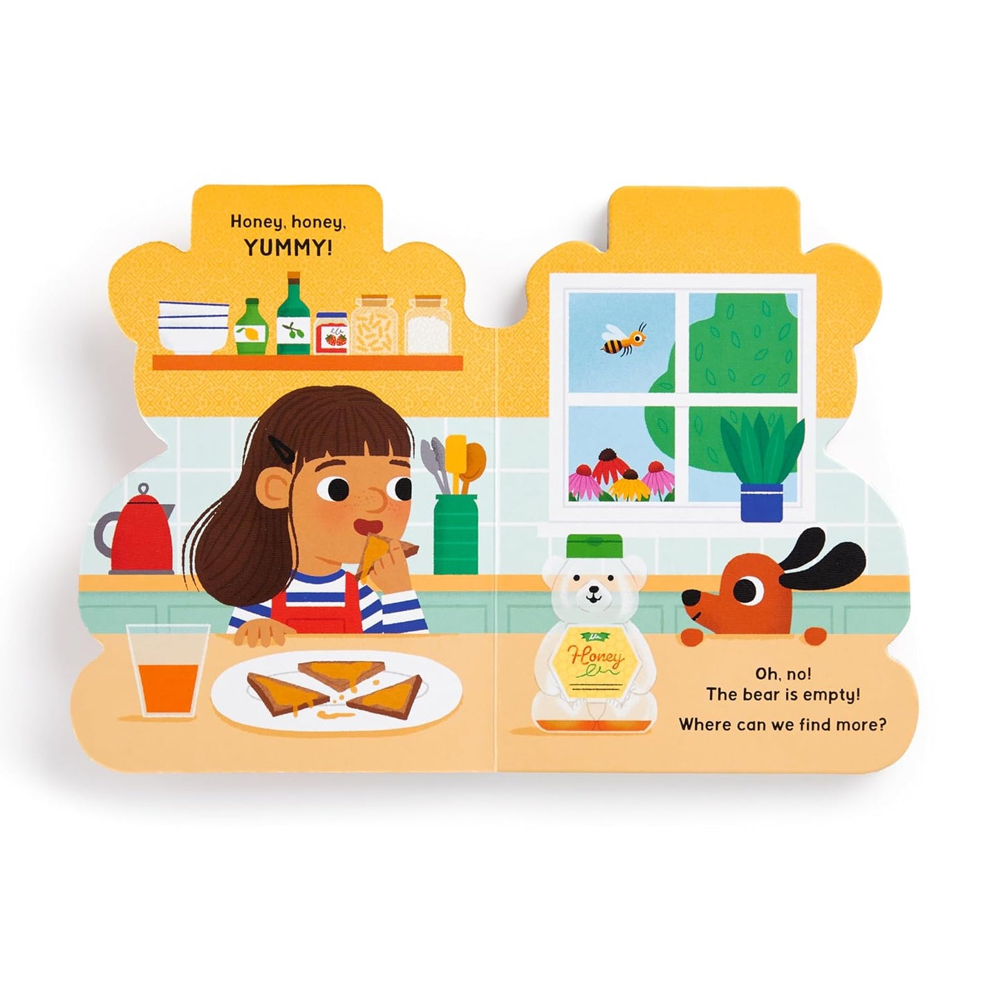 The Honey Bear Hive - Shaped Board Book