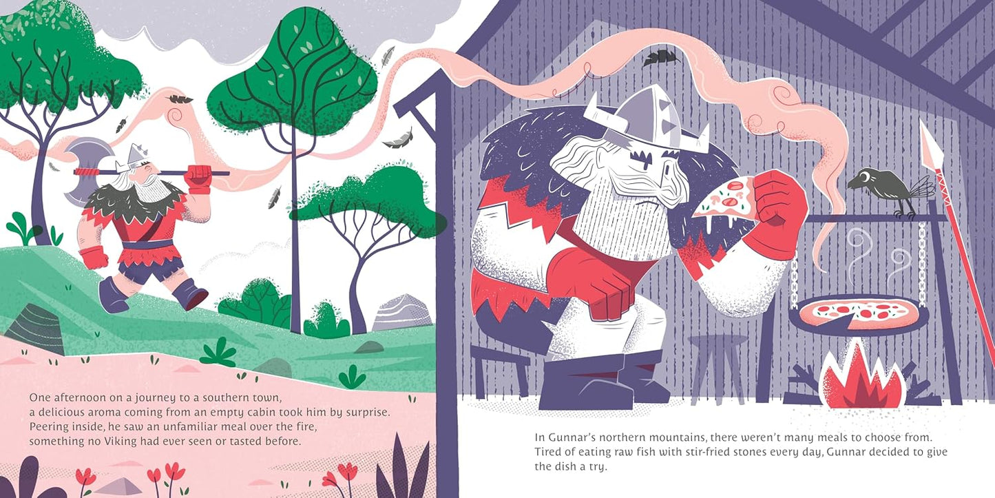 Gunnar the Viking's Great Pizza Adventure - Hardcover Picture Book