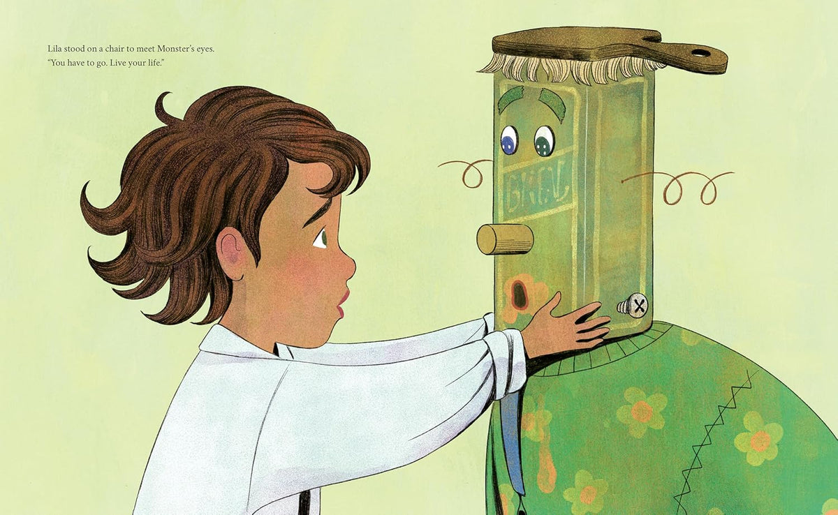 Lila Makes a Monster - Hardcover Picture Book