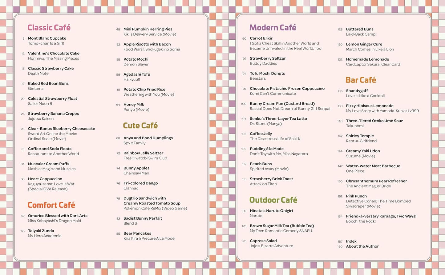 The Anime Café - Hardcover Book