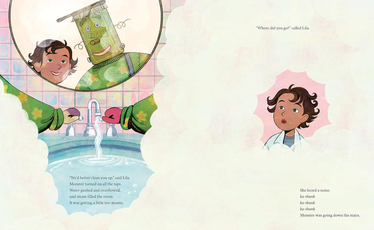 Lila Makes a Monster - Hardcover Picture Book