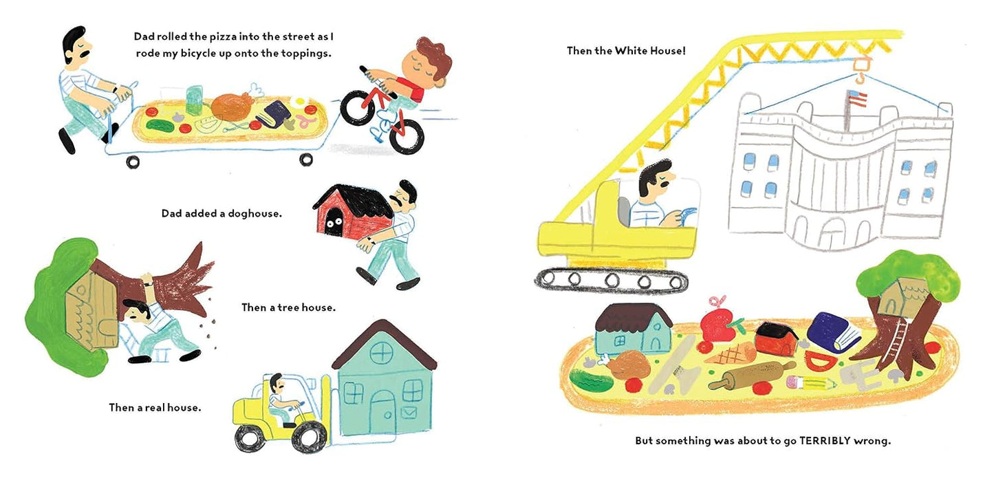 A Pizza with Everything on It - Hardcover Picture Book