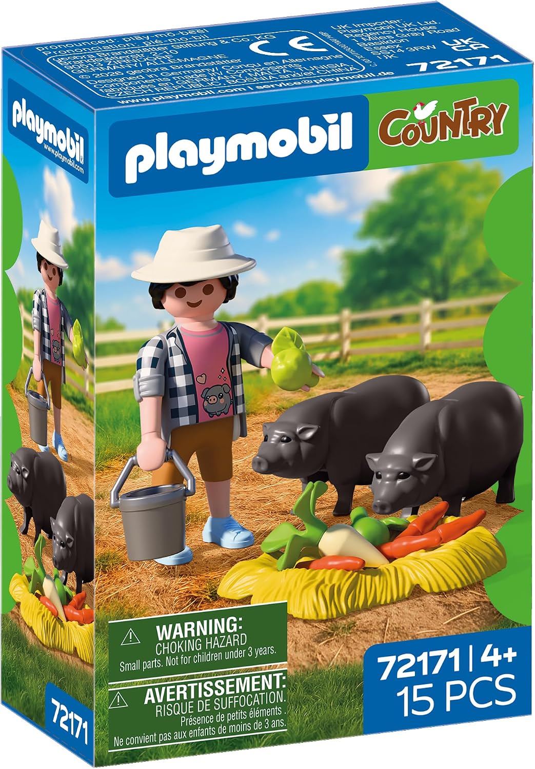 Country: Farmer with Potbellied Pig
